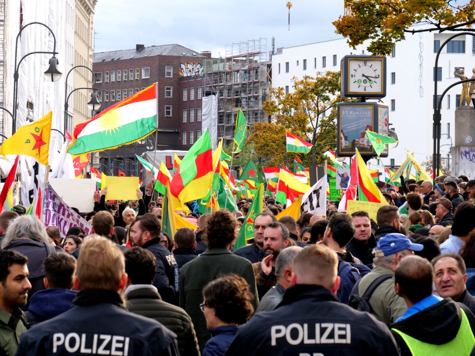 Anticolonial March Berlin 2019 Rojava block 19