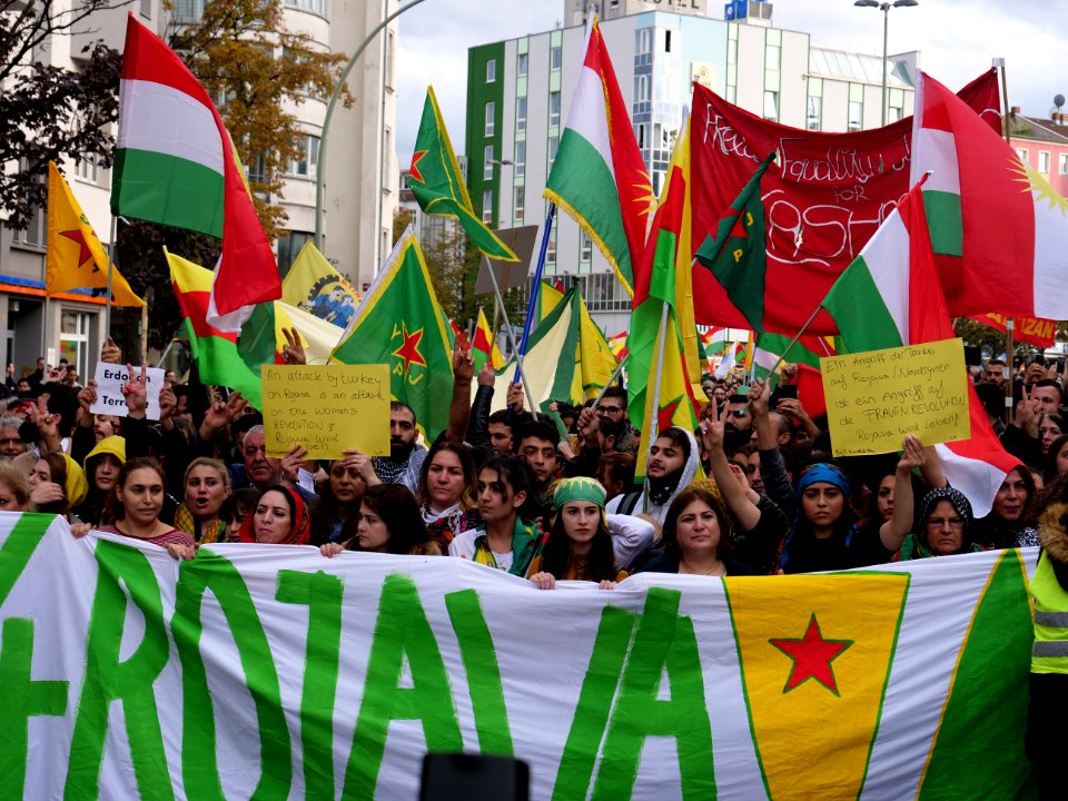 Anticolonial March Berlin 2019 Rojava block 36