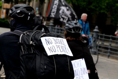 Antifascist bicycle demonstration Berlin 2020-06-06 09