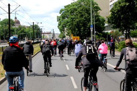 Antifascist bicycle demonstration Berlin 2020-06-06 04