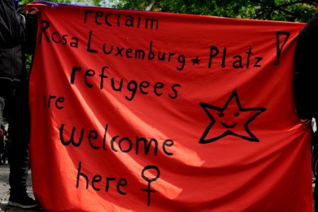 Antifascists in Schendelpark Berlin 2020-05-16 05