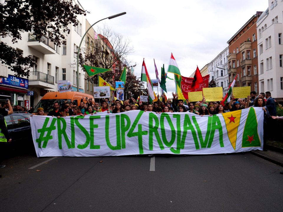 Anticolonial March Berlin 2019 Rojava block 46