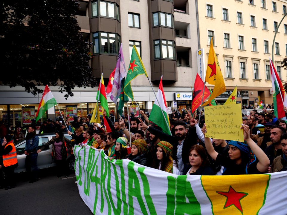 Anticolonial March Berlin 2019 Rojava block 50
