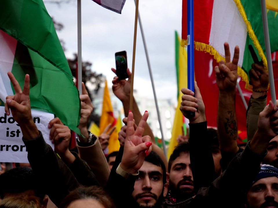 Anticolonial March Berlin 2019 Rojava block 45