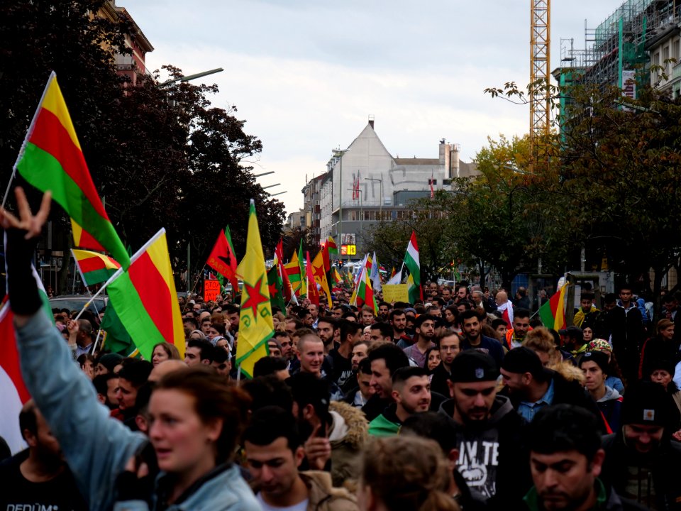 Anticolonial March Berlin 2019 Rojava block 55