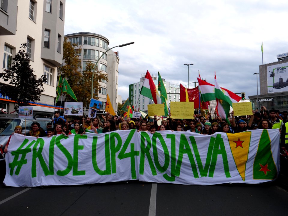 Anticolonial March Berlin 2019 Rojava block 35