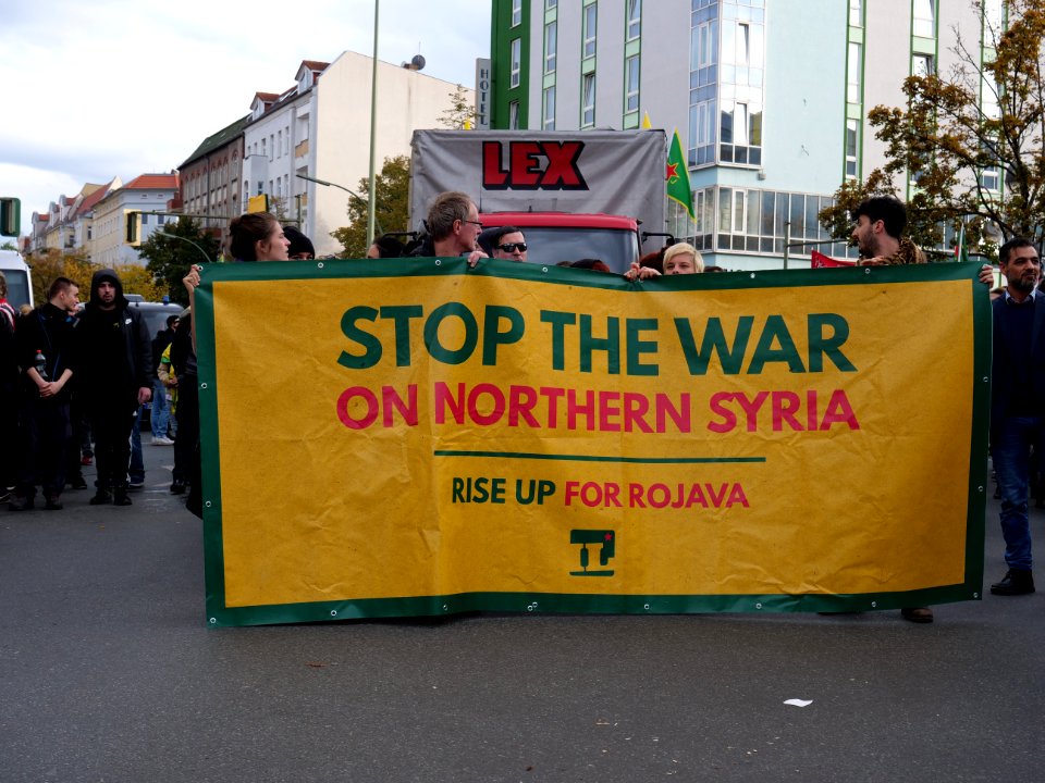 Anticolonial March Berlin 2019 Rojava block 26