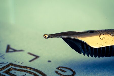 Ink write letters