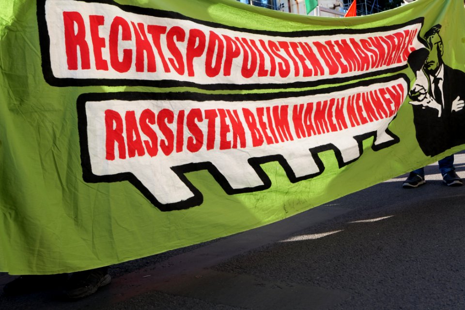 Antifascist demonstration against KDW in Berlin-Wedding 2020-07-31 12