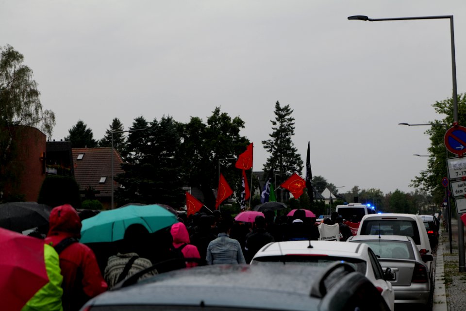Antifascist demonstration Berlin-Rudow 2020-08-30 13