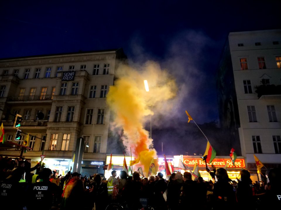 Anticolonial March Berlin 2019 Rojava block 61