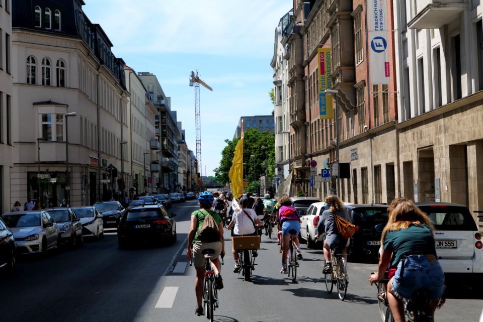 Antifascist bicycle demonstration Berlin 2020-08-01 16