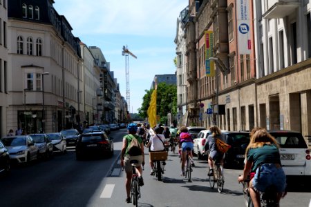 Antifascist bicycle demonstration Berlin 2020-08-01 16