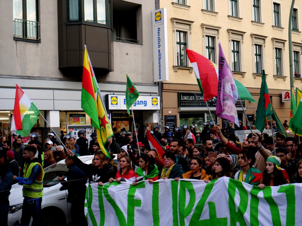 Anticolonial March Berlin 2019 Rojava block 48