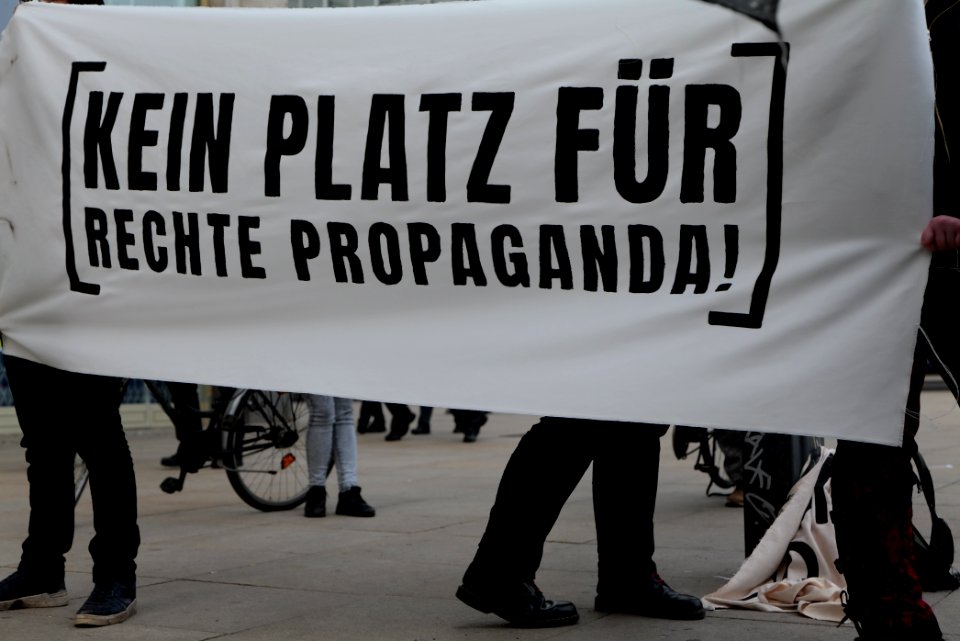Antifascist protest Berlin Alexanderplatz 2021-03-28 05