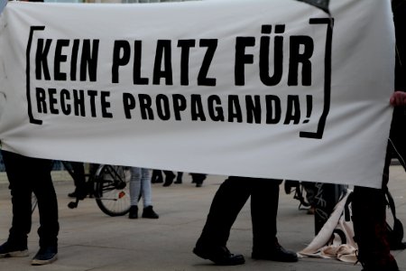 Antifascist protest Berlin Alexanderplatz 2021-03-28 05