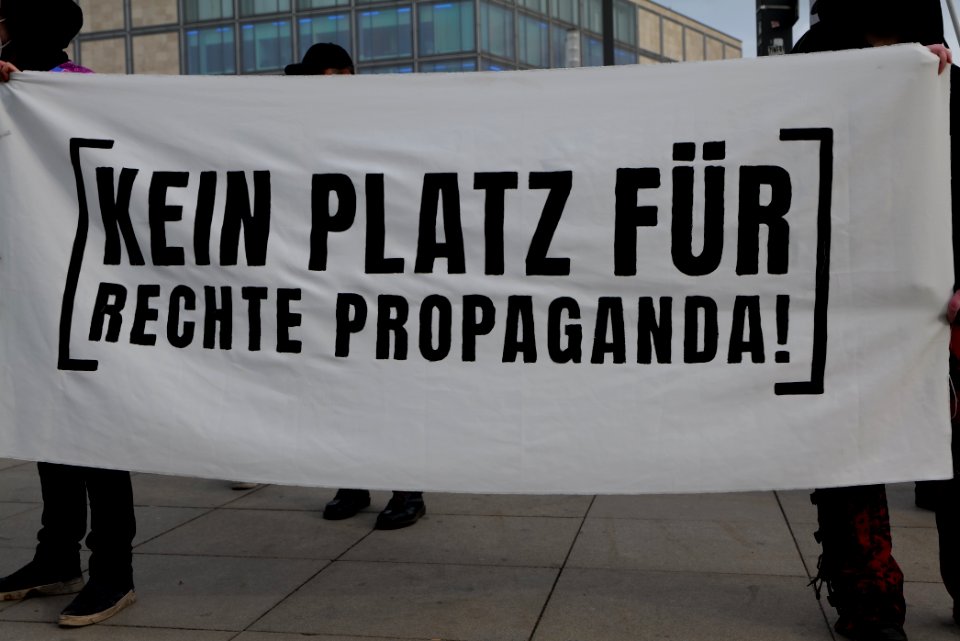 Antifascist protest Berlin Alexanderplatz 2021-03-28 03