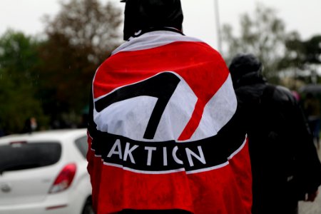 Antifascist demonstration Berlin-Rudow 2020-08-30 15
