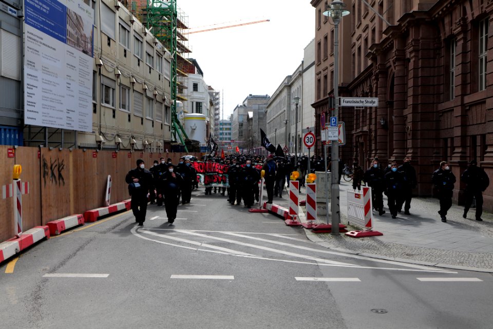 Antifascist demonstration Berlin 2021-03-20 18