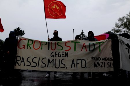 Antifascist demonstration Berlin-Rudow 2020-08-30 22