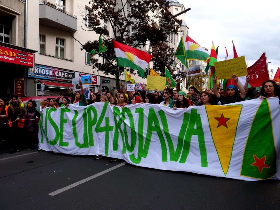 Anticolonial March Berlin 2019 Rojava block 37