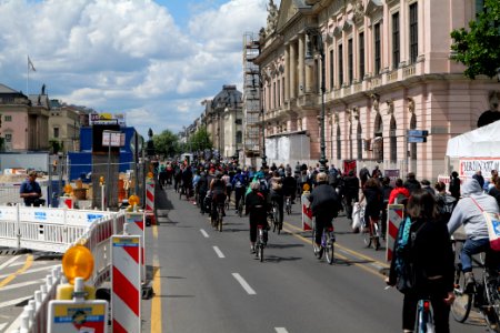 Antifascist bicycle demonstration Berlin 2020-06-06 13