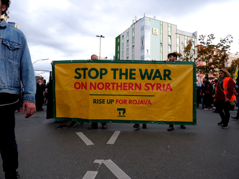Anticolonial March Berlin 2019 Rojava block 25
