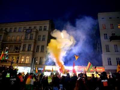 Anticolonial March Berlin 2019 Rojava block 60