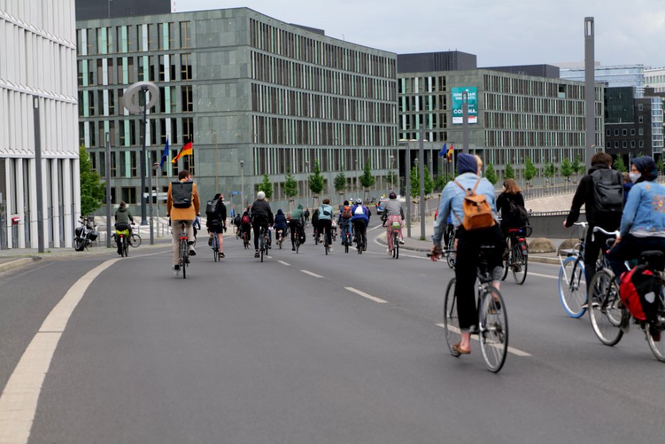 Antifascist bicycle demonstration Berlin 2020-05-23 07