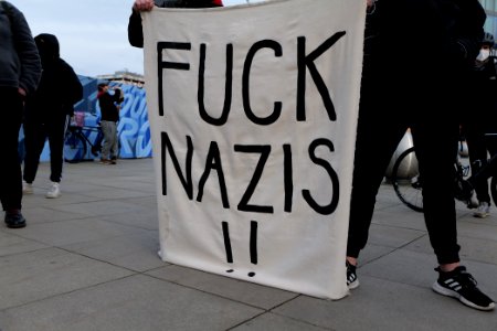 Antifascist protest Berlin Alexanderplatz 2021-03-28 01
