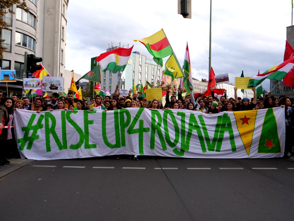 Anticolonial March Berlin 2019 Rojava block 27