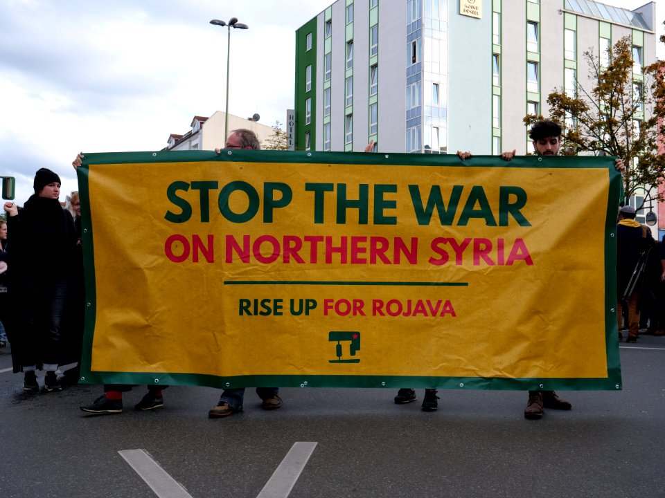 Anticolonial March Berlin 2019 Rojava block 24