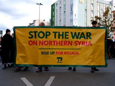 Anticolonial March Berlin 2019 Rojava block 24