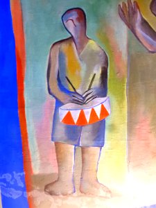 Antezana - San Miguel Arcángel, interior, 'Pinturas para la Vida' (Xabier Egaña) 28