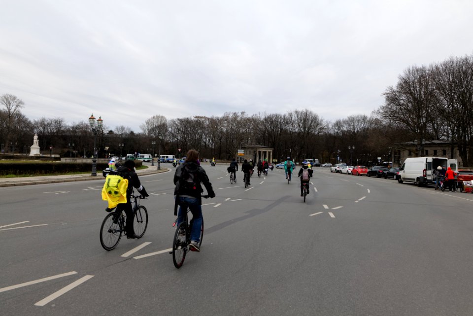 Antifascist bicycle demonstration Berlin 2021-03-20 16