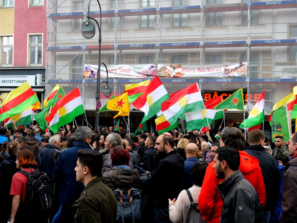 Anticolonial March Berlin 2019 Rojava block 22