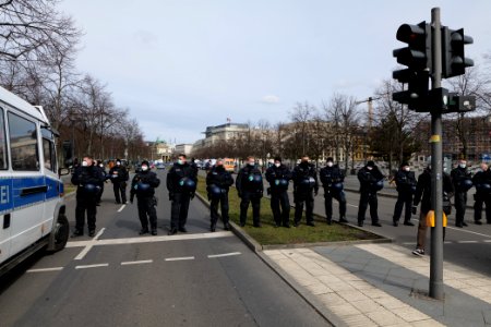 Antifascist demonstration Berlin 2021-03-20 21