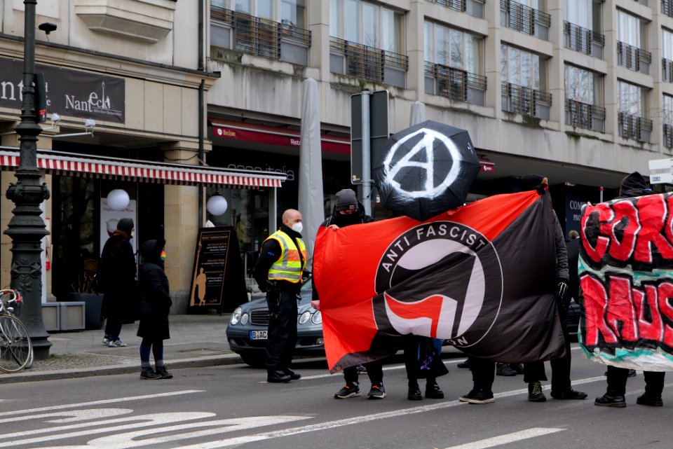Antifascist demonstration Berlin 2021-03-20 11
