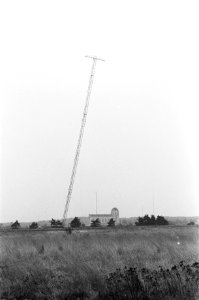Antennemast Lange Gerrit van Radio Kootwijk neergehaald het neerhalen van d, Bestanddeelnr 930-7373
