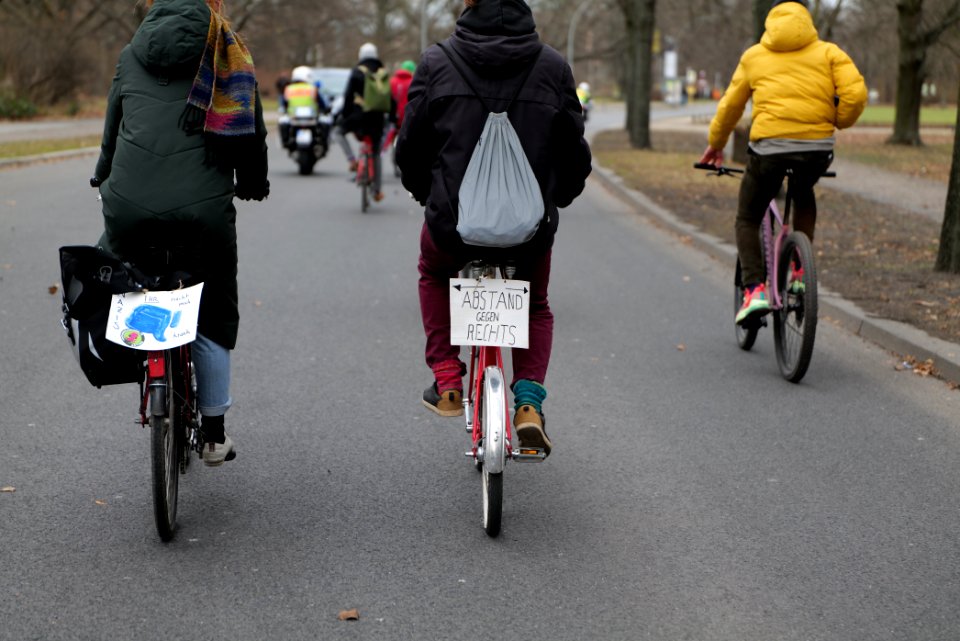 Antifascist bicycle demonstration Berlin 2021-03-20 28