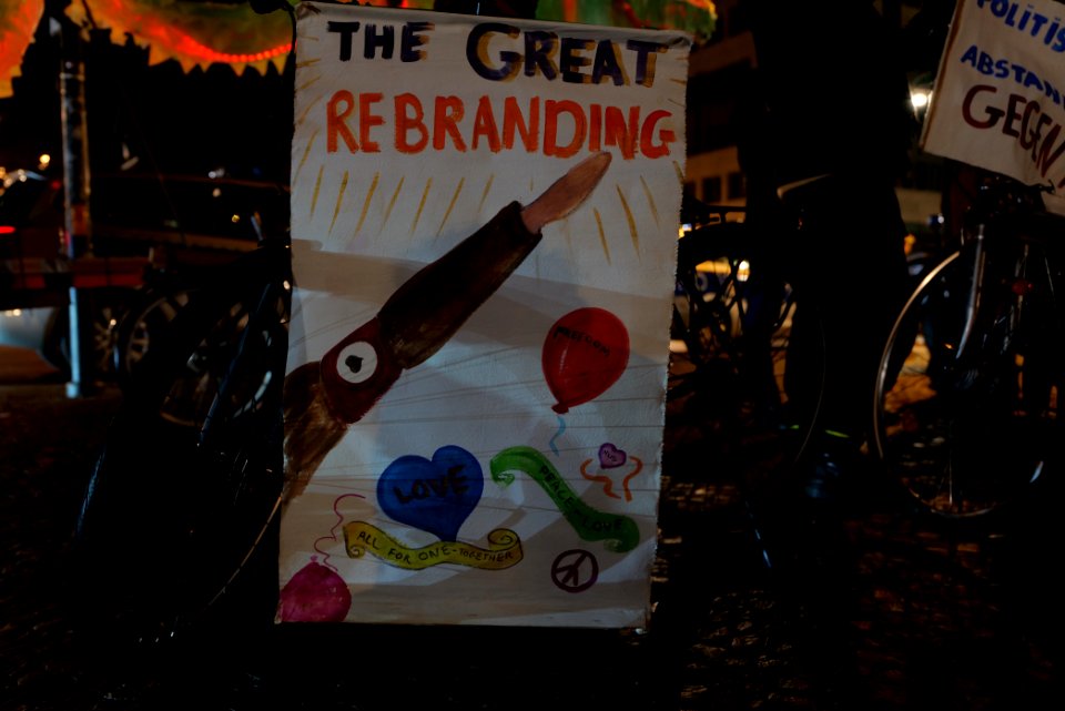Antifascist bicycle demonstration Berlin 2020-12-30 at Pariser Platz 03