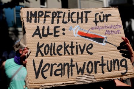 Antifascist bicycle demonstration Berlin 2020-08-01 05