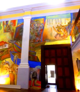 Antezana - San Miguel Arcángel, interior, 'Pinturas para la Vida' (Xabier Egaña) 20