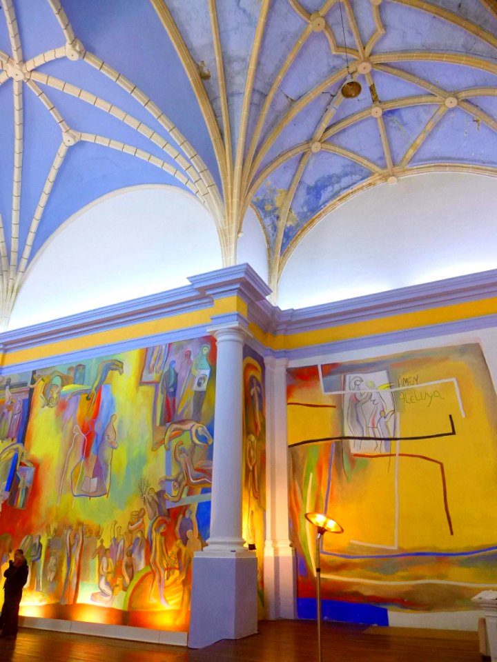 Antezana - San Miguel Arcángel, interior, 'Pinturas para la Vida' (Xabier Egaña) 15