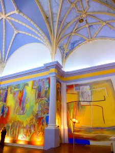 Antezana - San Miguel Arcángel, interior, 'Pinturas para la Vida' (Xabier Egaña) 15