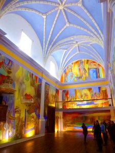 Antezana - San Miguel Arcángel, interior, 'Pinturas para la Vida' (Xabier Egaña) 13