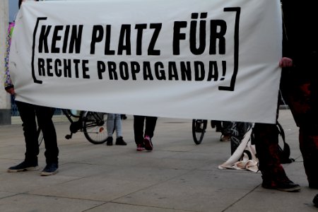 Antifascist protest Berlin Alexanderplatz 2021-03-28 06