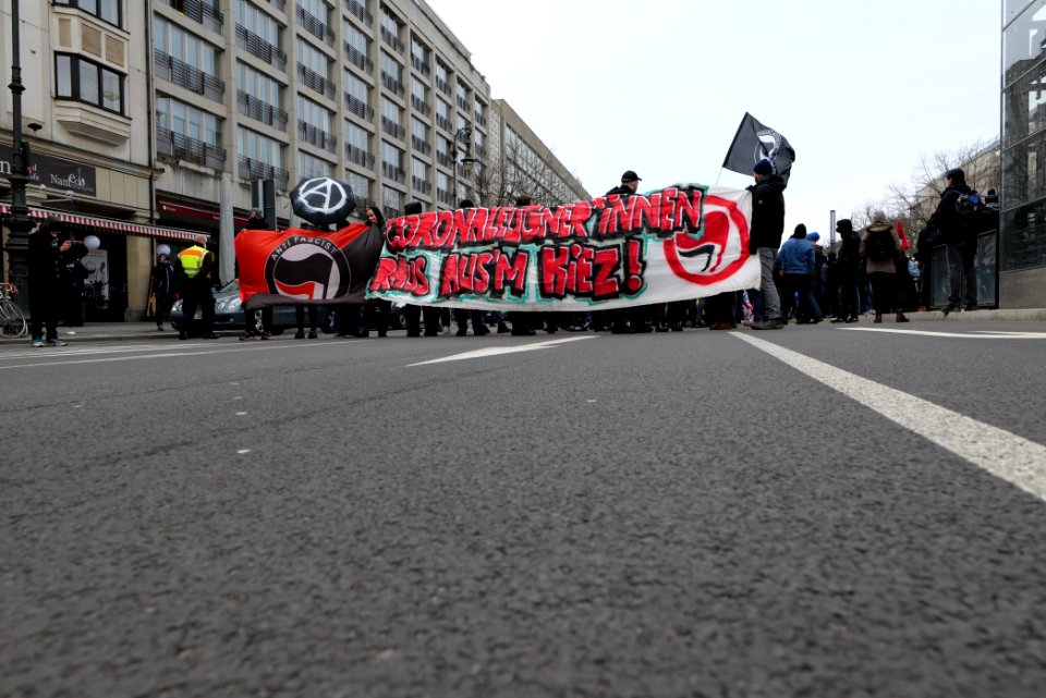 Antifascist demonstration Berlin 2021-03-20 10