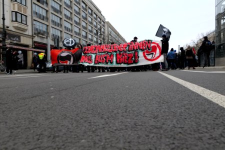 Antifascist demonstration Berlin 2021-03-20 10