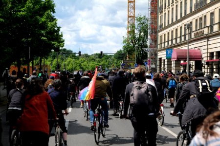Antifascist bicycle demonstration Berlin 2020-06-06 32